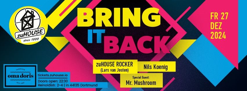 zuHOUSE - BRING IT BACK 