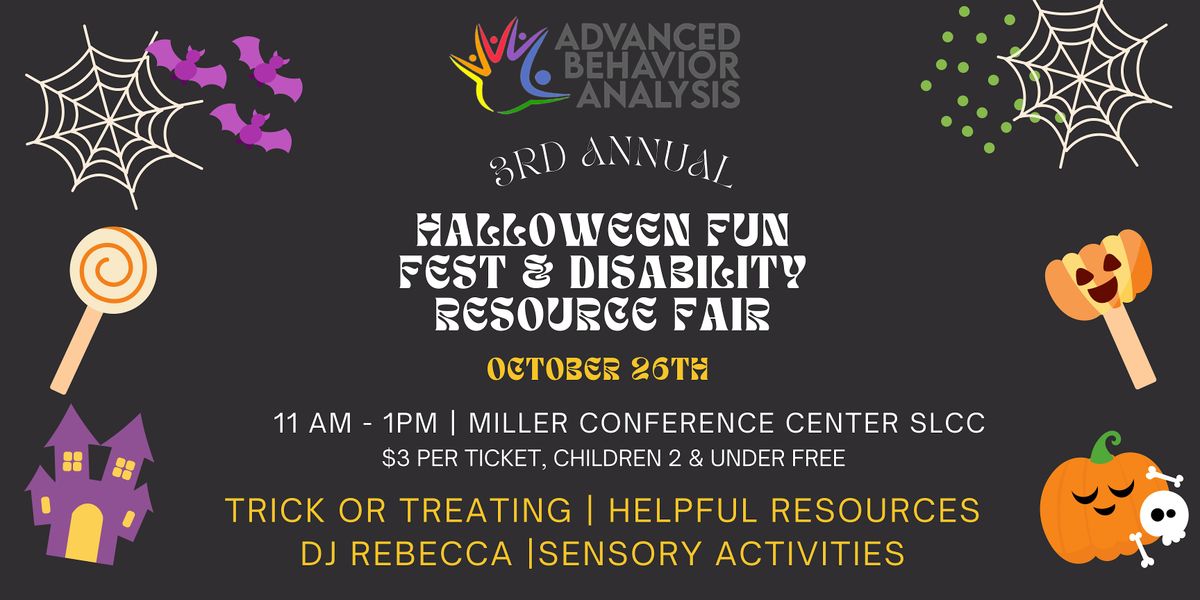 3rd Annual Halloween Fun Fest & Disability Resource Fair