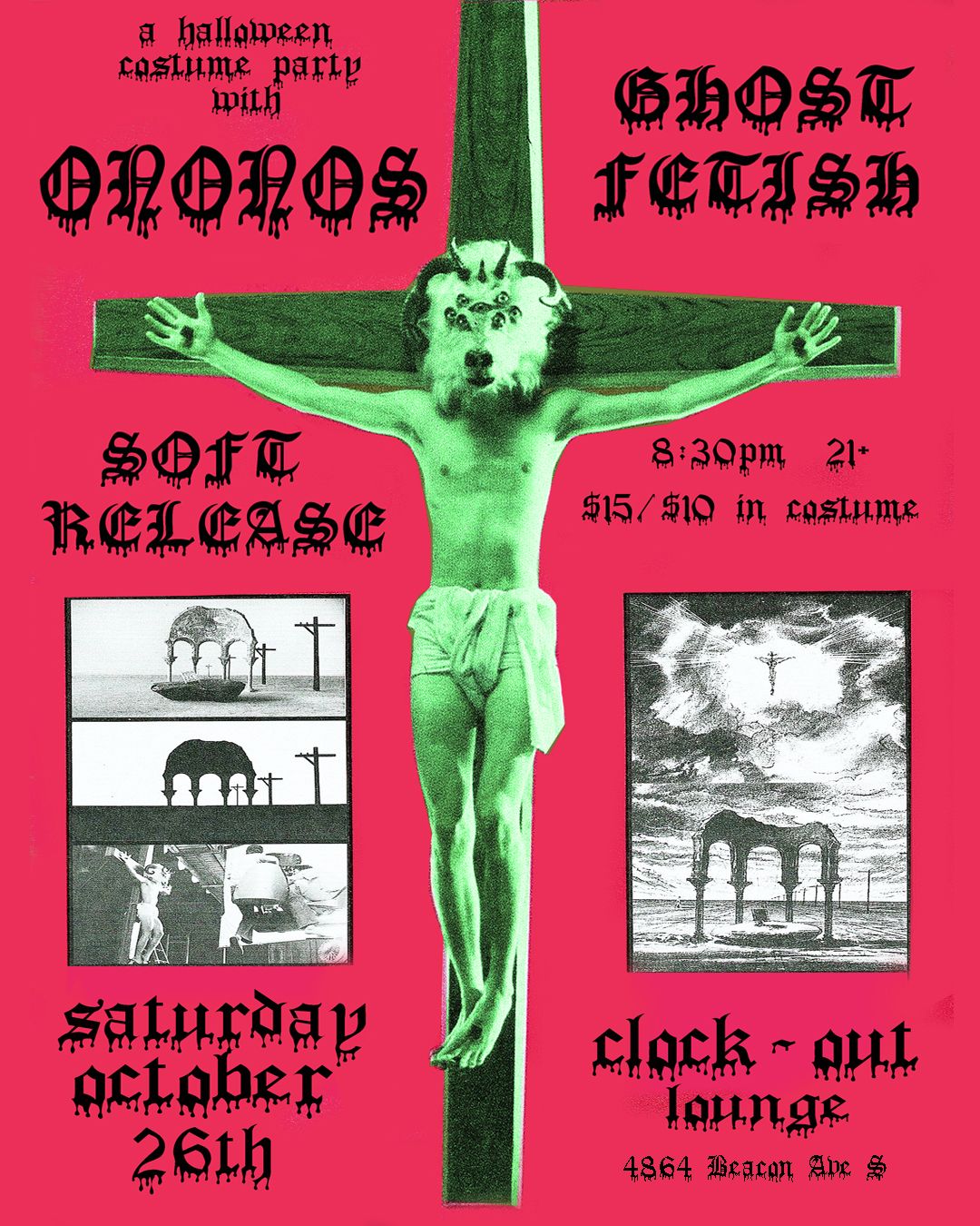 Clock-Out Lounge Presents: Ononos w\/ Ghost Fetish, Soft Release