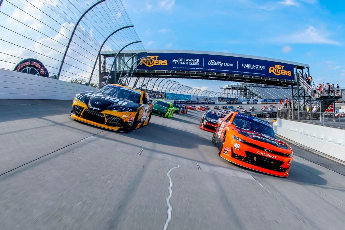 Parking NASCAR O'Reilly Auto Parts Series at Daytona International Speedway