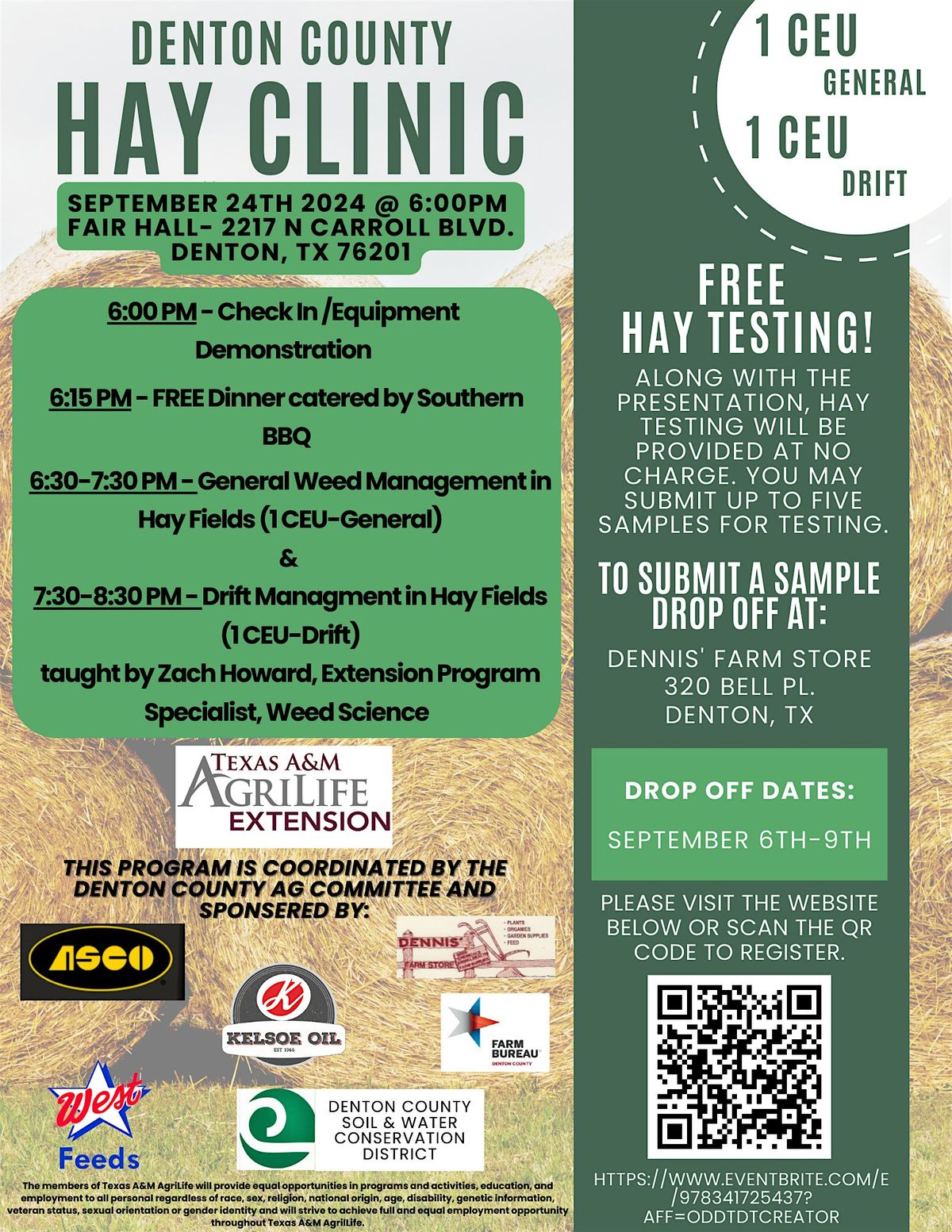 Denton County Hay Clinic