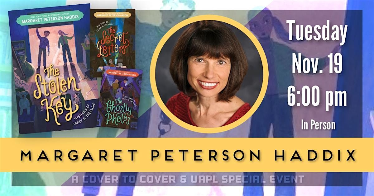 An Evening with Author Margaret Peterson Haddix