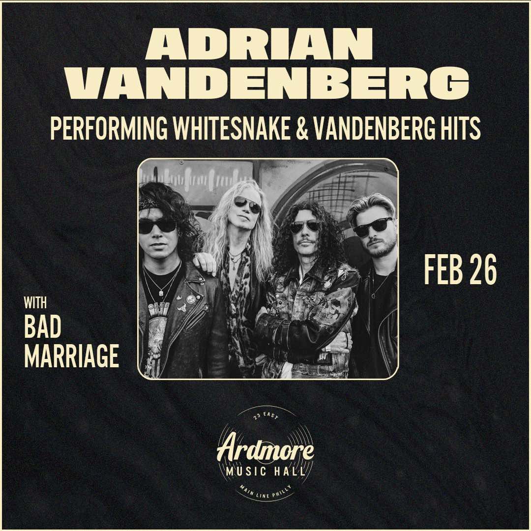 Adrian Vandenberg at Ardmore Music Hall