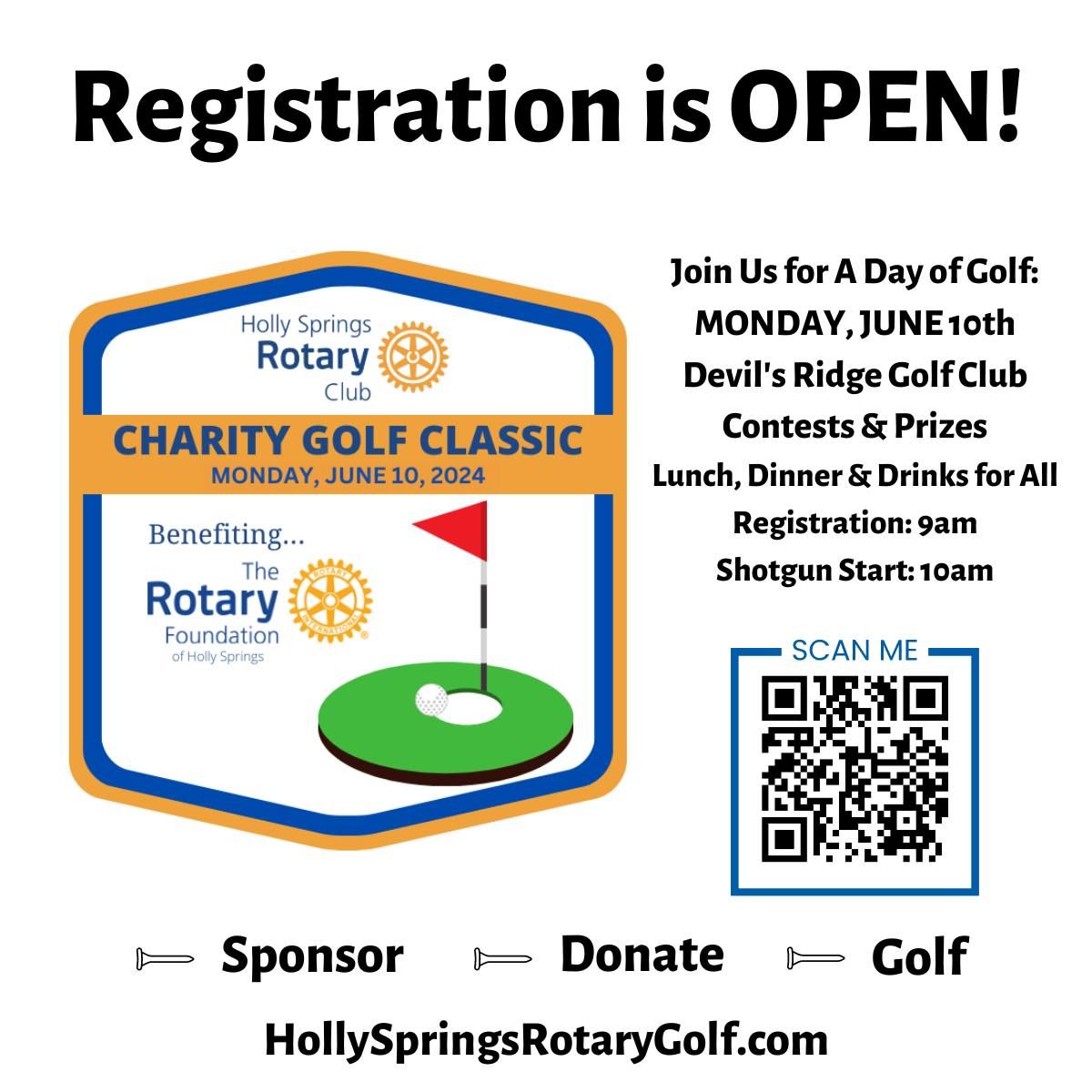 Holly Springs Rotary Charity  Golf Classic