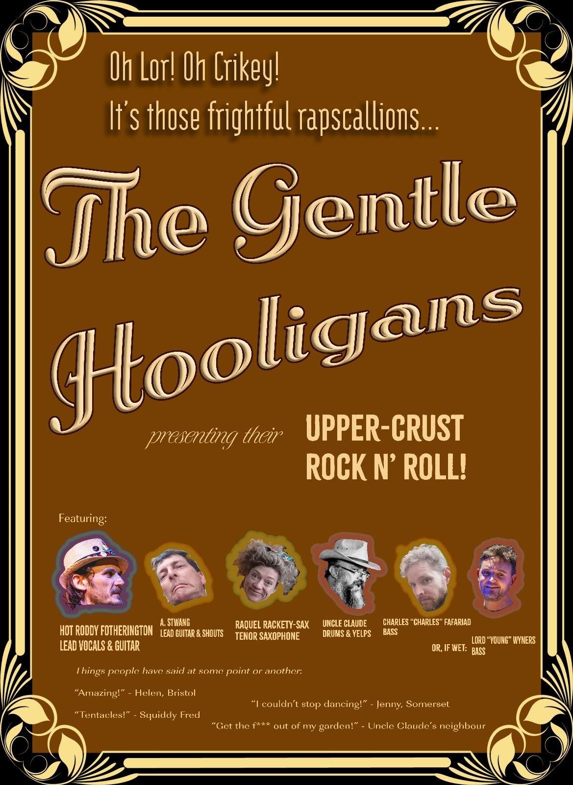 The Gentle Hooligans at The Three Cups Inn Malmesbury