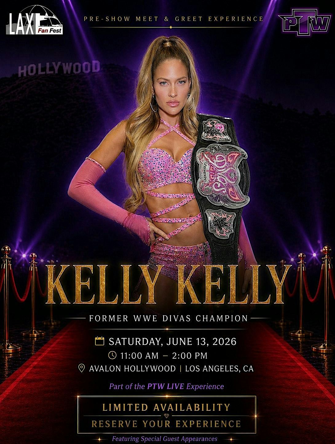 Meet Barbie Blank (FKA Kelly Kelly) live at PTW LIVE at Avalon Hollywood \u2728