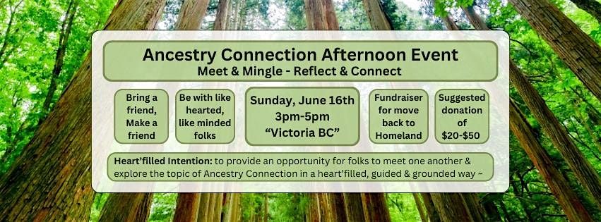 Ancestry Connection Afternoon Event \/ Fundraiser || Meet & Mingle