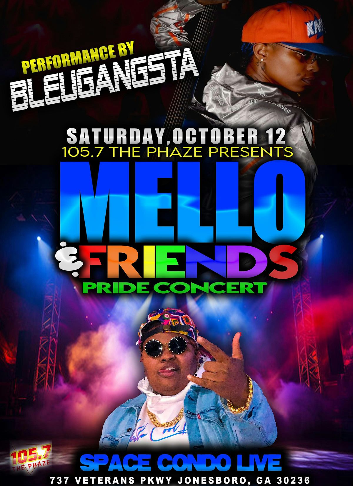 Mello & Friends Pride Concert LIVE Performance By Bleugangsta