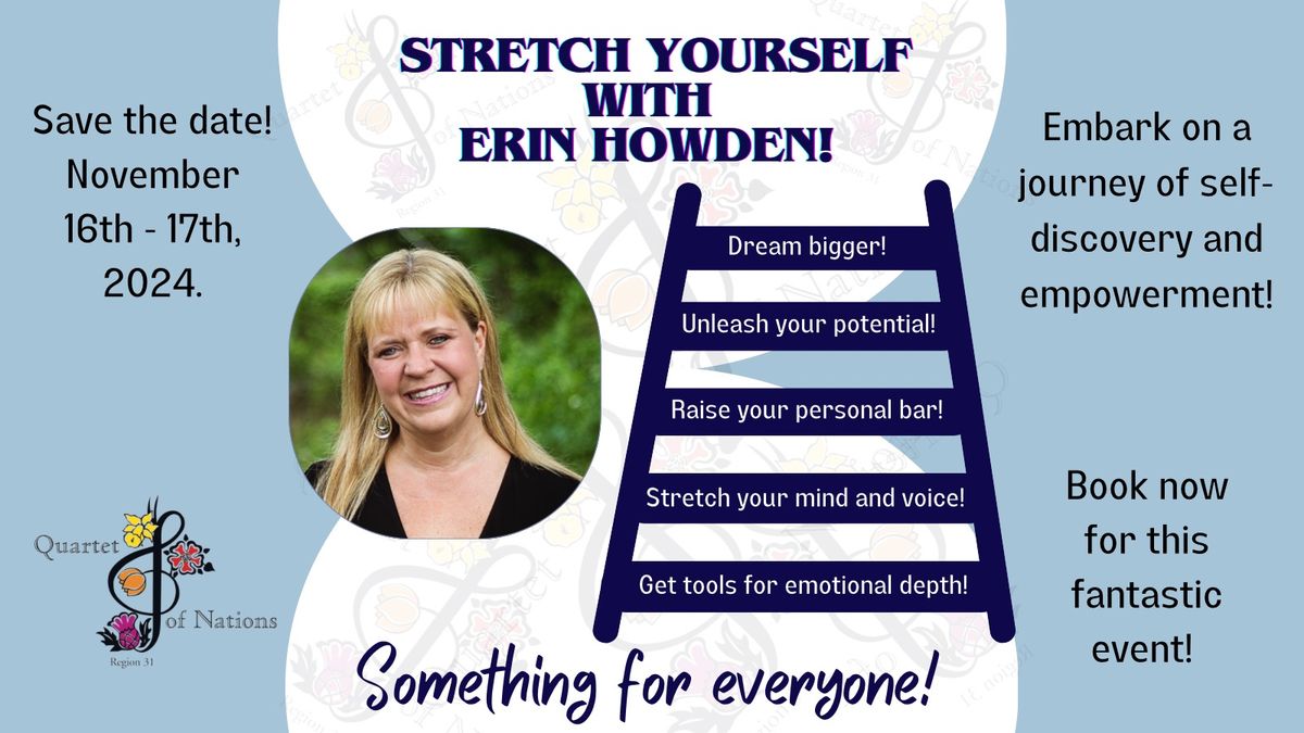 Stretch yourself with Erin Howden! 