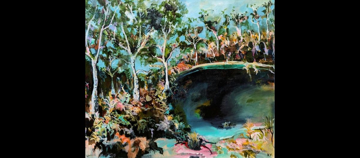 School holiday art classes - Exploring Coffs Harbour Through Paint 8 yrs+