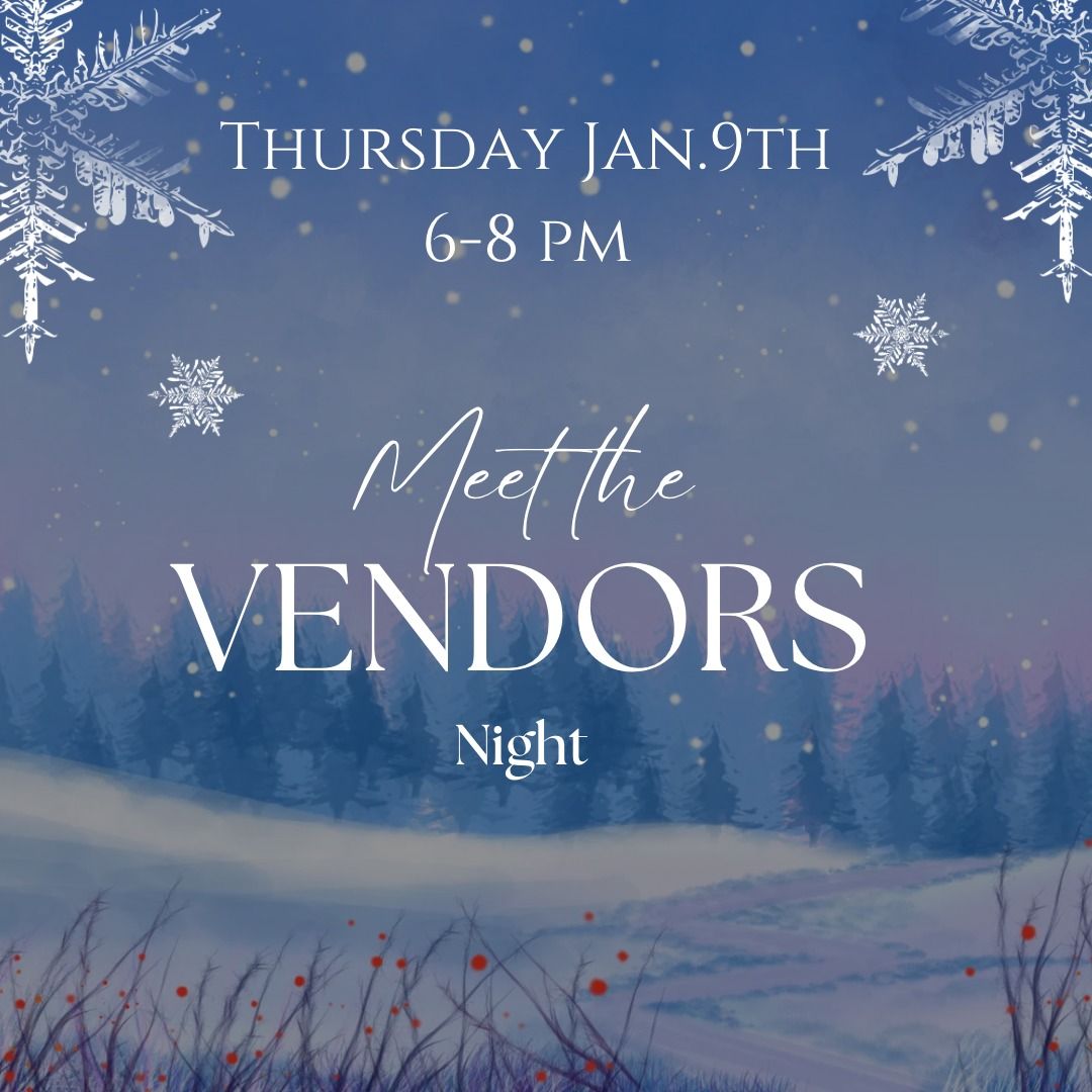 Meet The Vendors Night