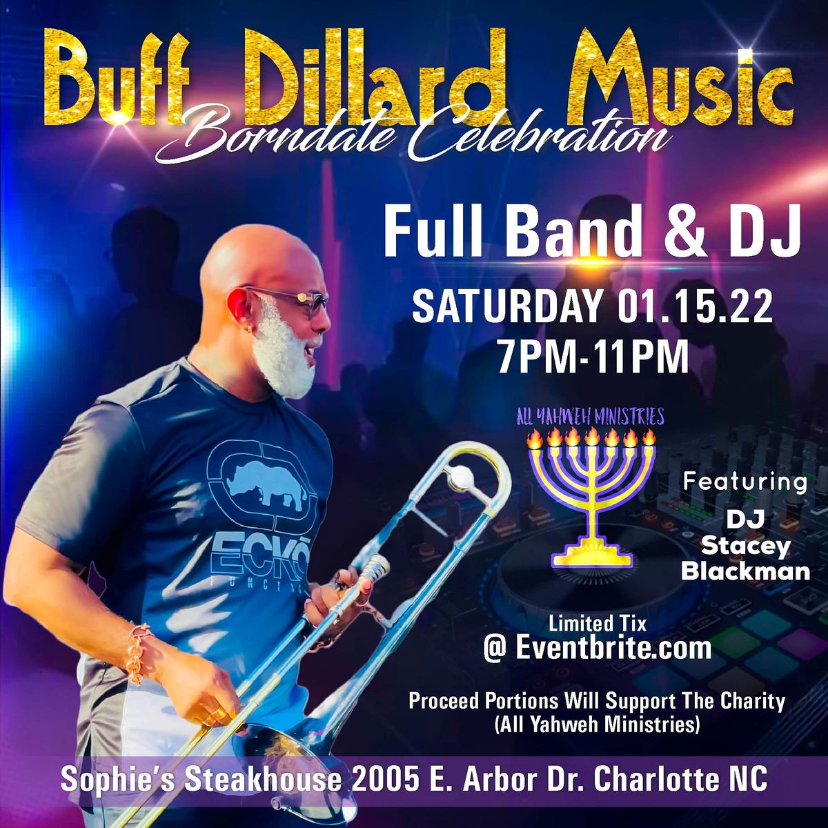 Buff Dillard Music Borndate Celebration