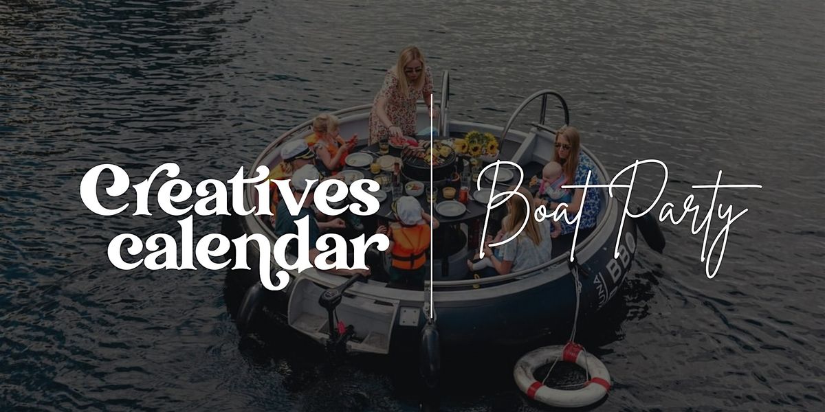 Creatives BBQ Boat Party