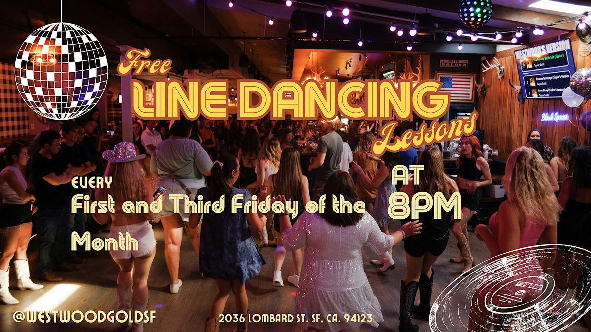 Line Dancing Lessons Every First Friday!