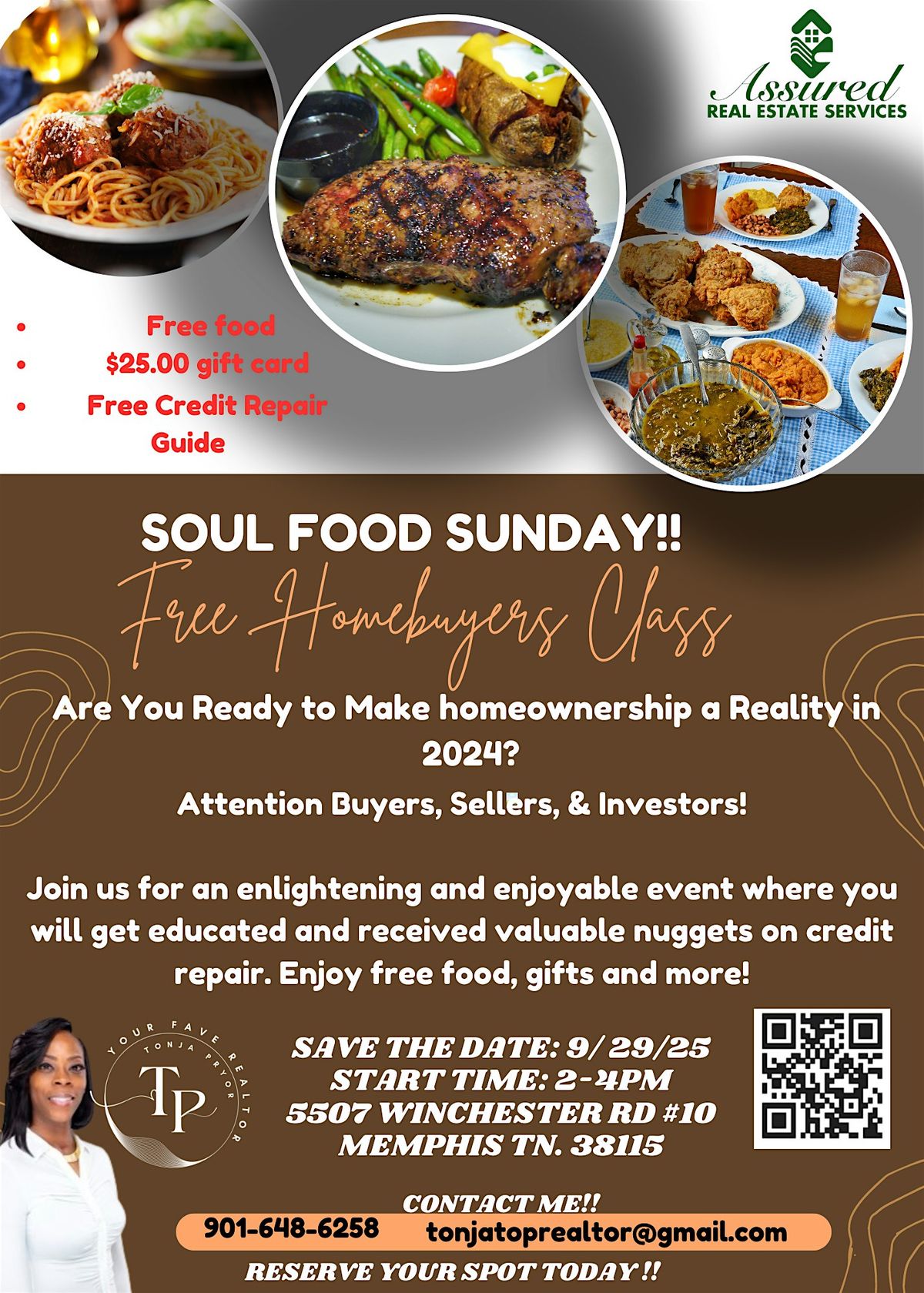 Soul Food Sunday Homebuyers Class!