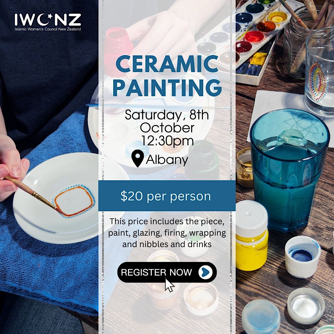 IWCNZ Ceramic Painting Session