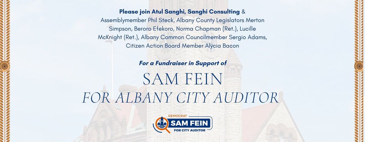 Sam Fein for City Auditor Fundraiser