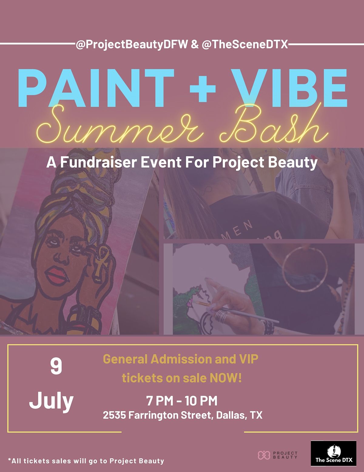 Paint + Vibe Summer Bash