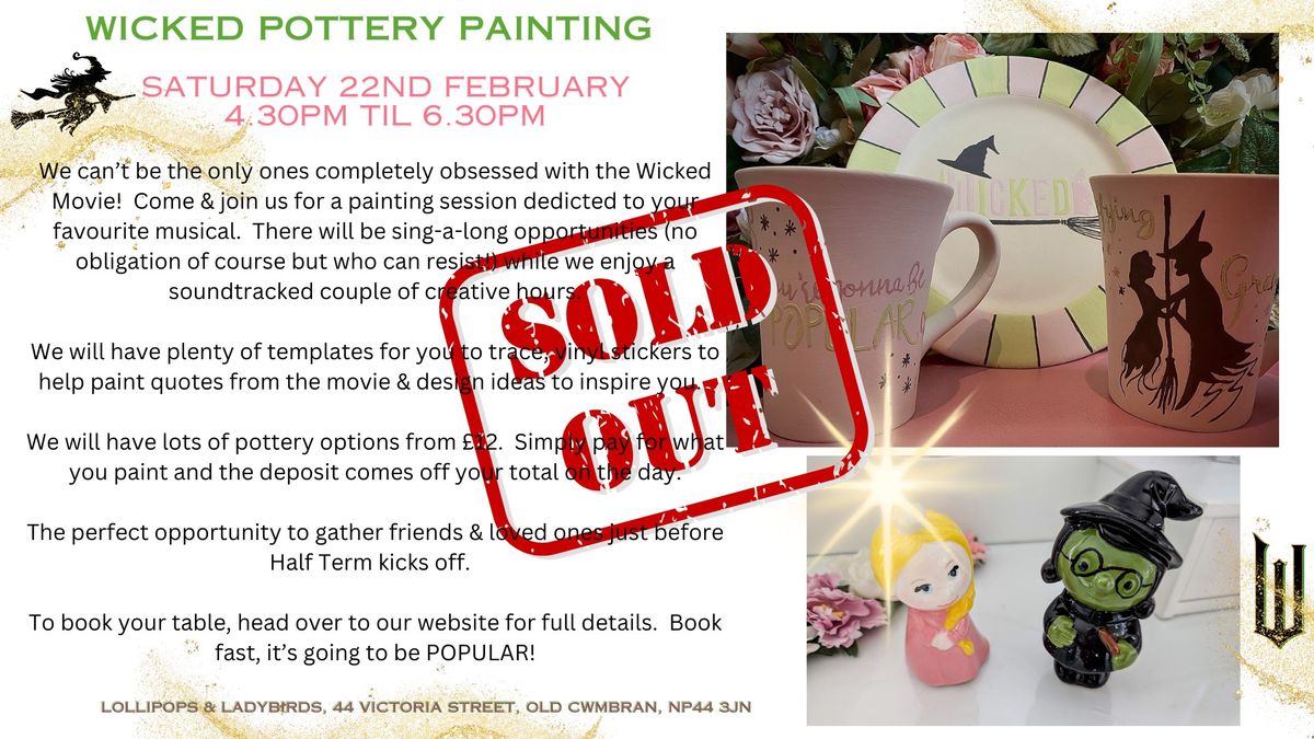 Wicked Pottery Painting