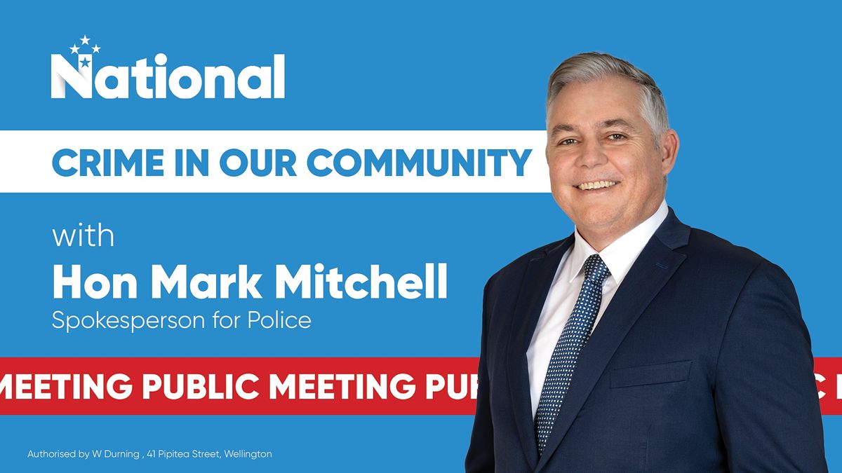 Public Meeting on Crime- With Mark Mitchell