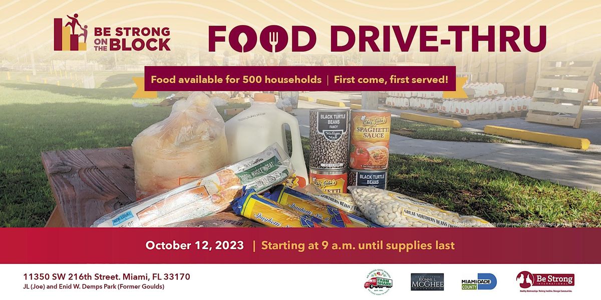 Be Strong International's October Food Drive