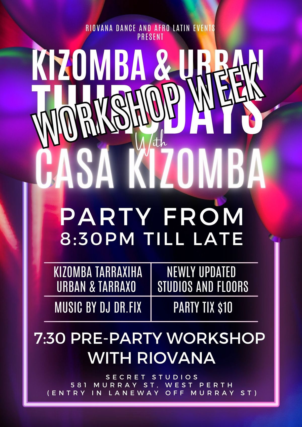 Workshop Week @ Casa Kizomba