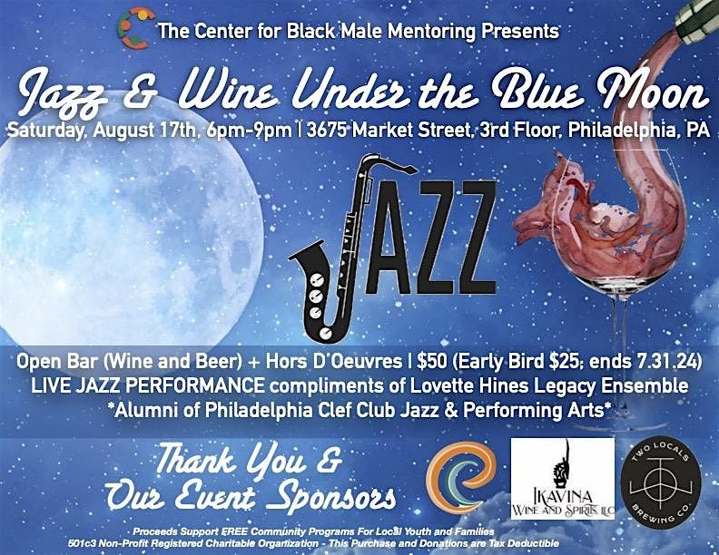 Jazz and Wine Under The Blue Moon