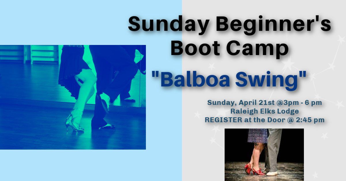 Sunday Afternoon Balboa-Swing Workshops and Evening Swing Dance