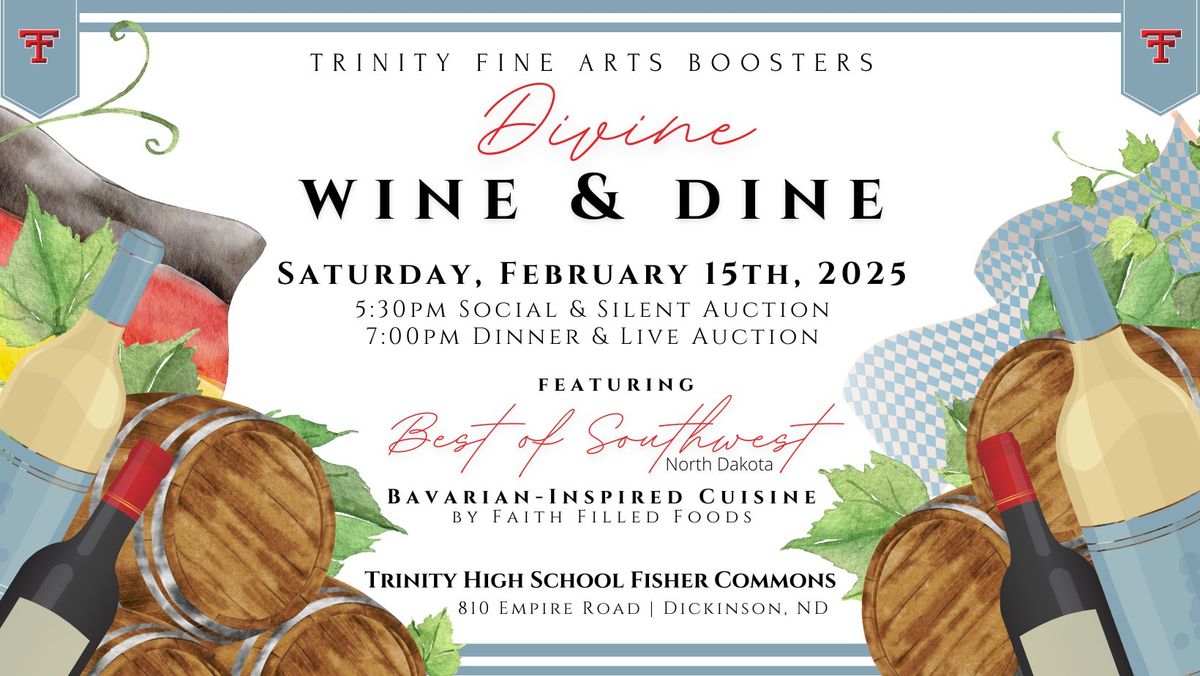 Trinity Fine Arts Divine Wine and Dine 2025