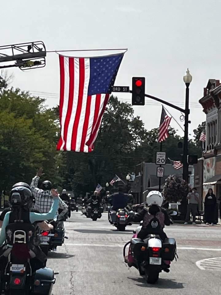 27th Annual Riding to Remember Fallen Police, Firefighter and Veteran charity motorcycle ride 