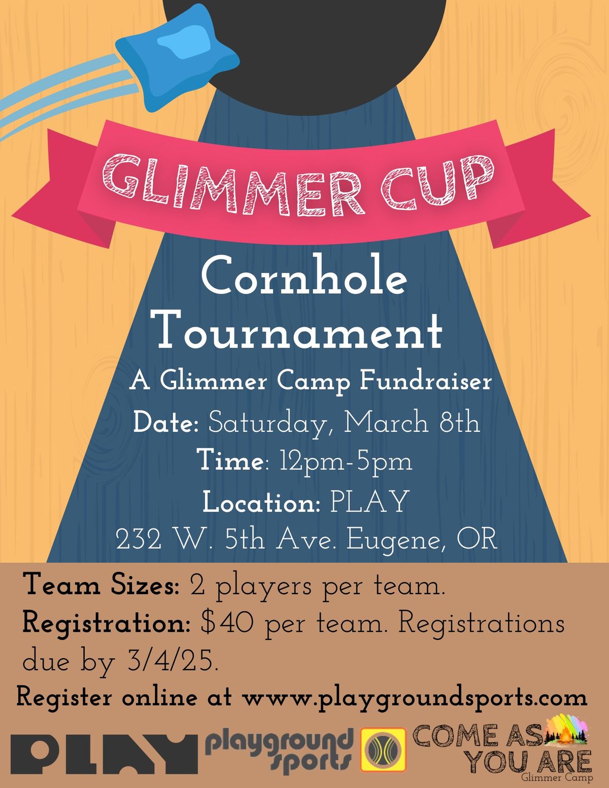 Glimmer Cup Cornhole Tournament 