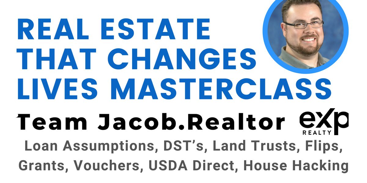 Real Estate That Changes Lives Masterclass (In-Person)