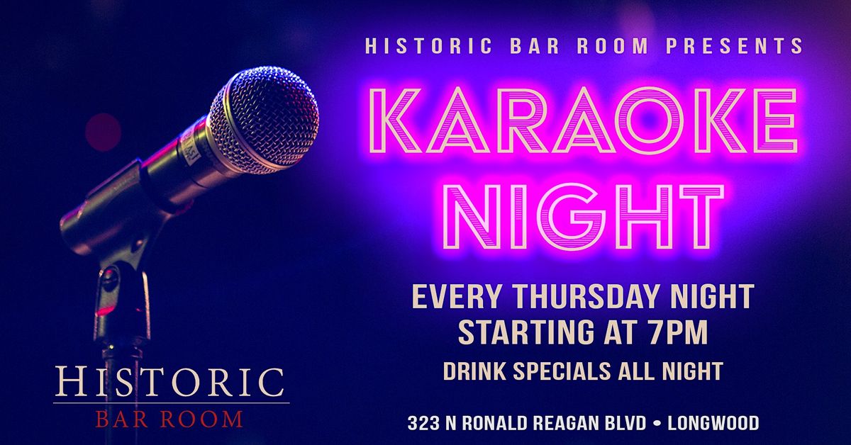 Karaoke Night in Historic Longwood