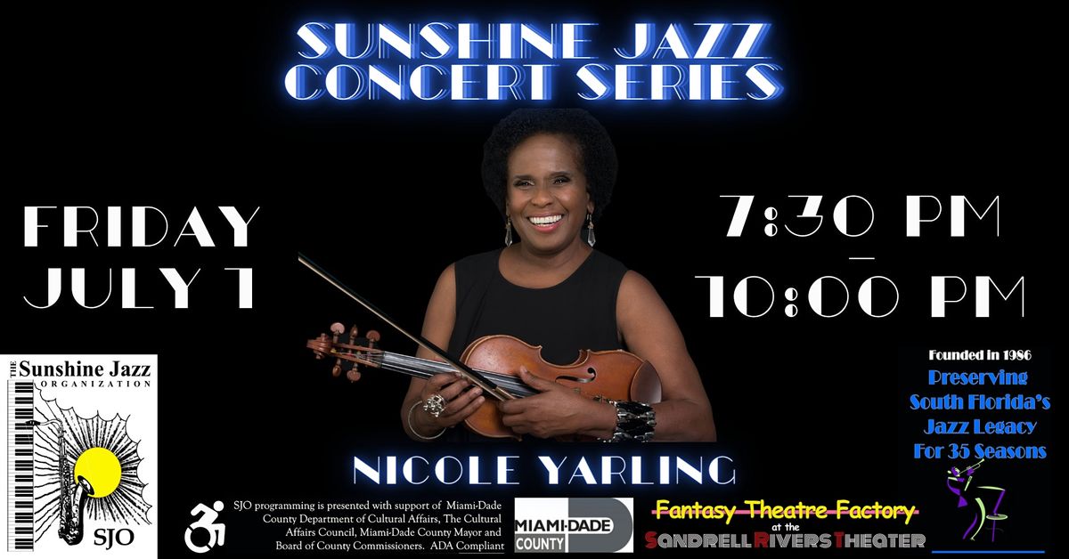 Sunshine Jazz Organization: Nicole Yarling