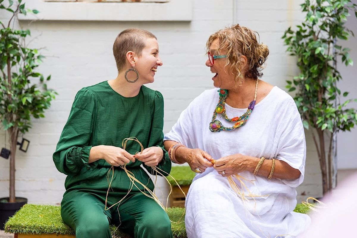 Weaving with Sonja and Leecee Carmichael