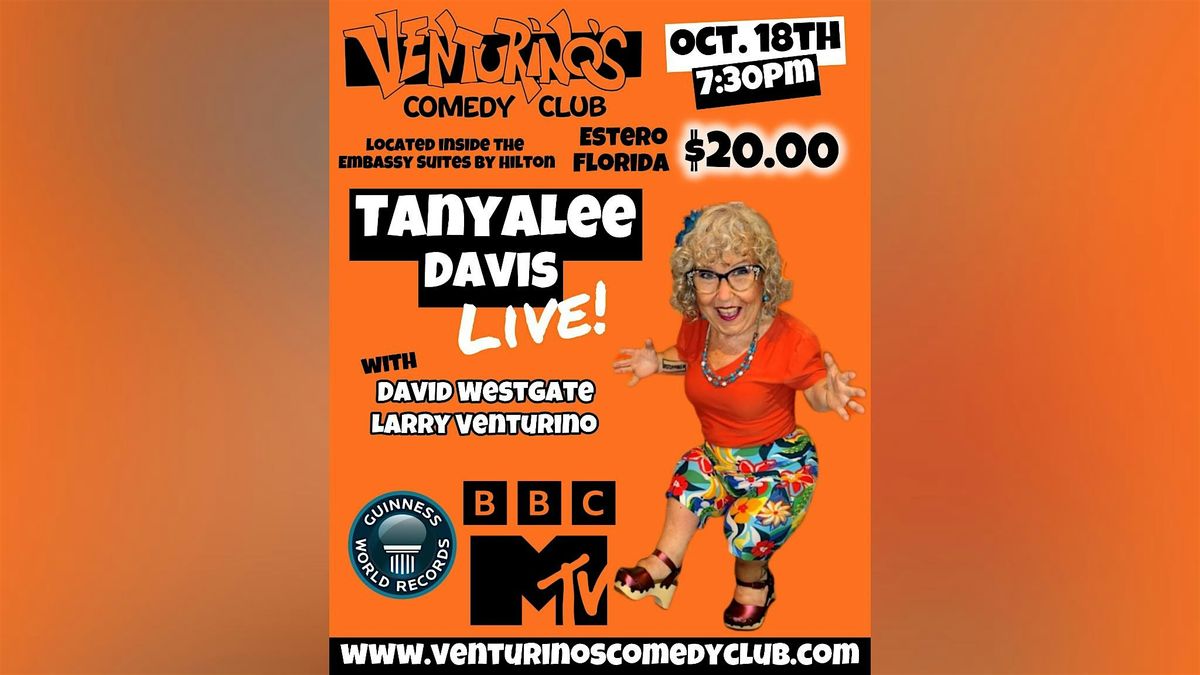 Tanyalee Davis at Venturino's Comedy Club!