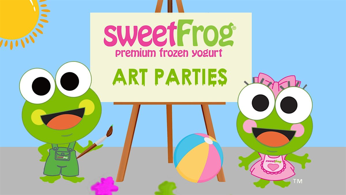 July's Finger-Paint Party at sweetFrog Dundalk