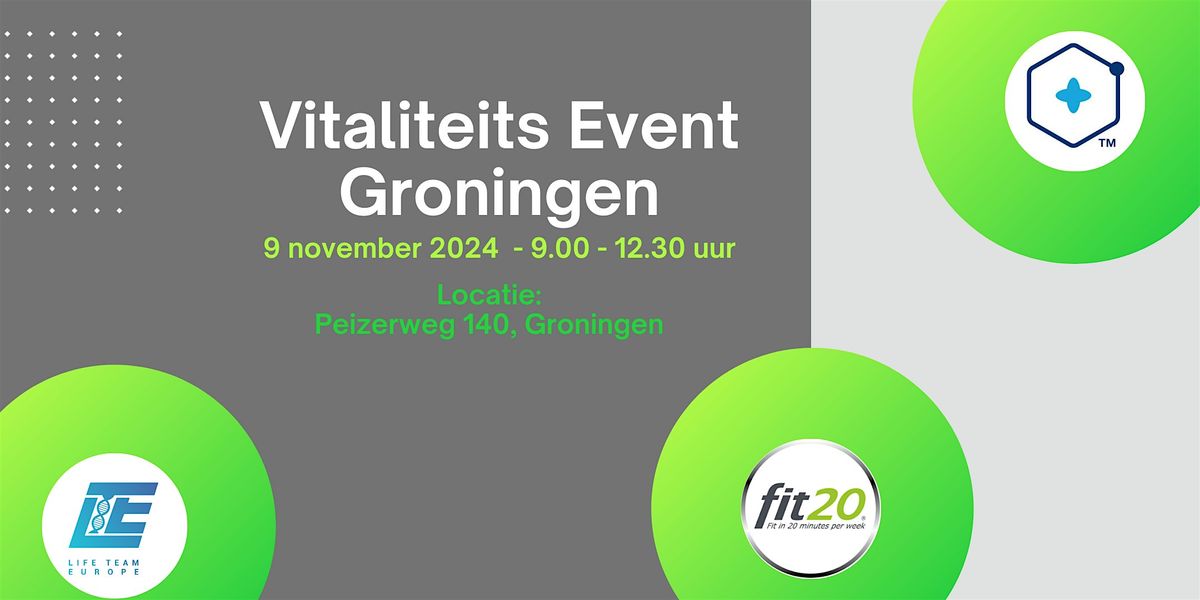 Vitaliteits Event Groningen