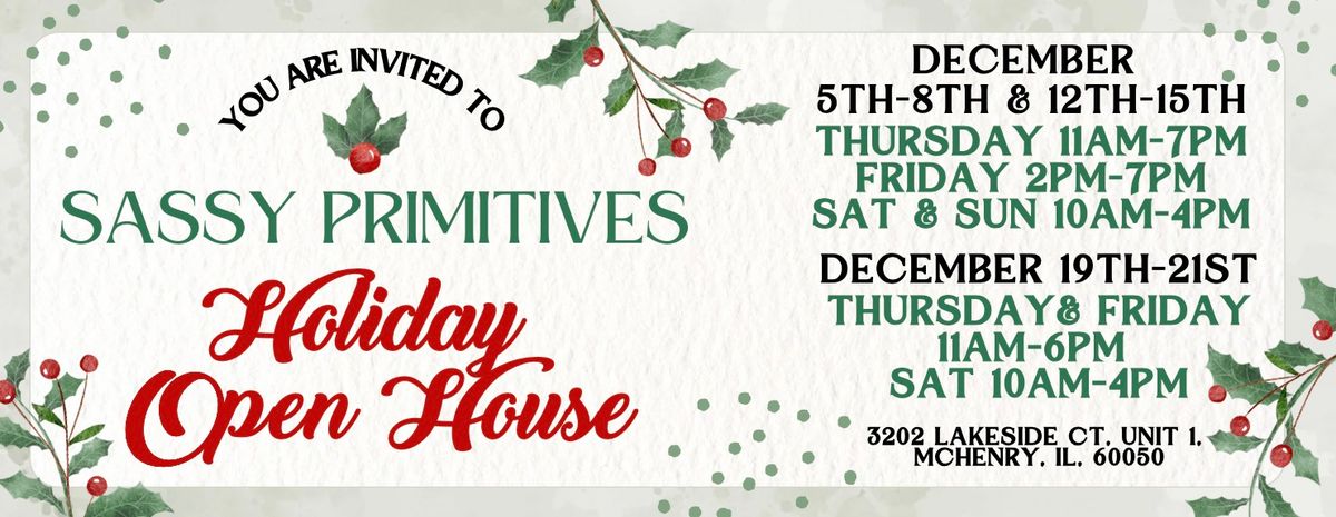 Sassy's Annual Holiday Open House