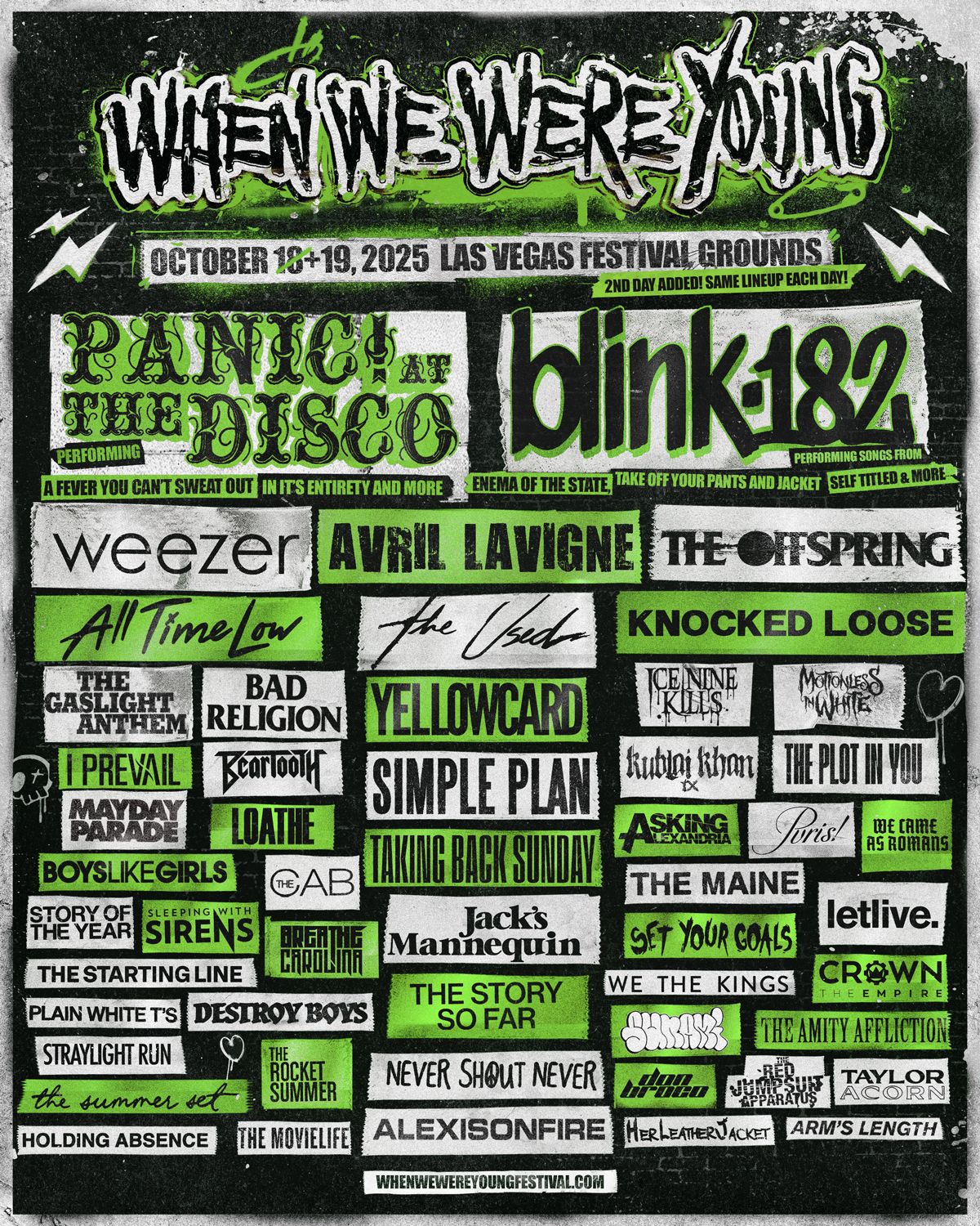 2025 When We Were Young Festival - 2 Day Pass at Las Vegas Festival Grounds