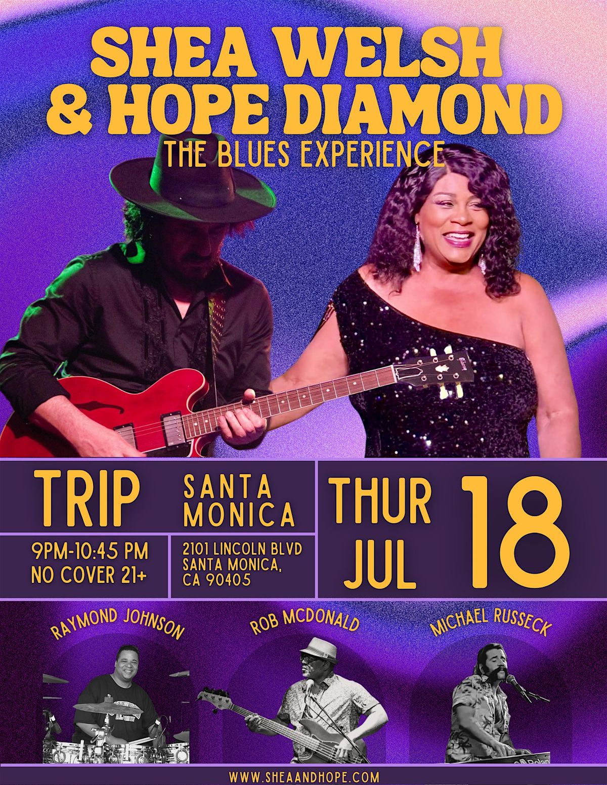 Blues Night @ Trip w\/ Shea Welsh & Hope Diamond - The Blues Experience