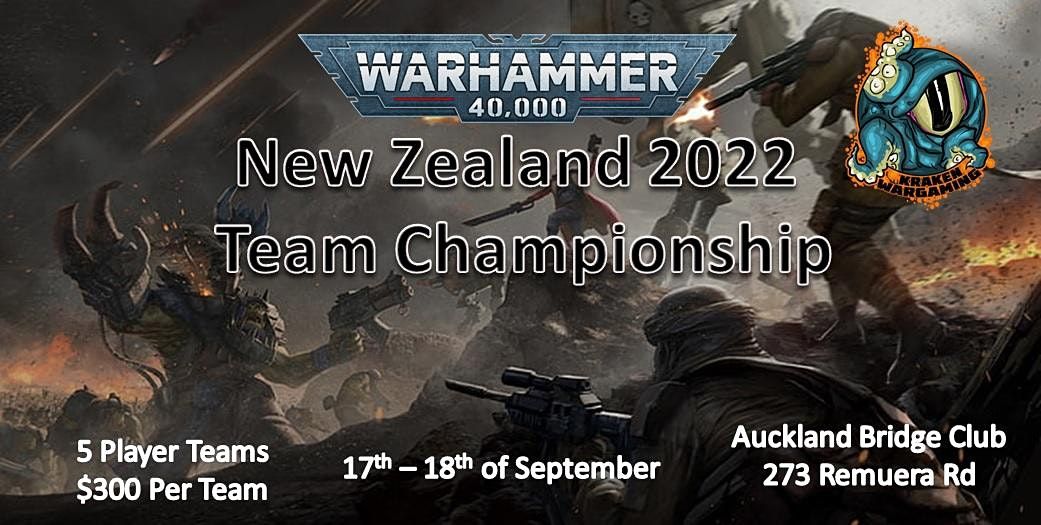 Warhammer 40k New Zealand Team Championship 2022