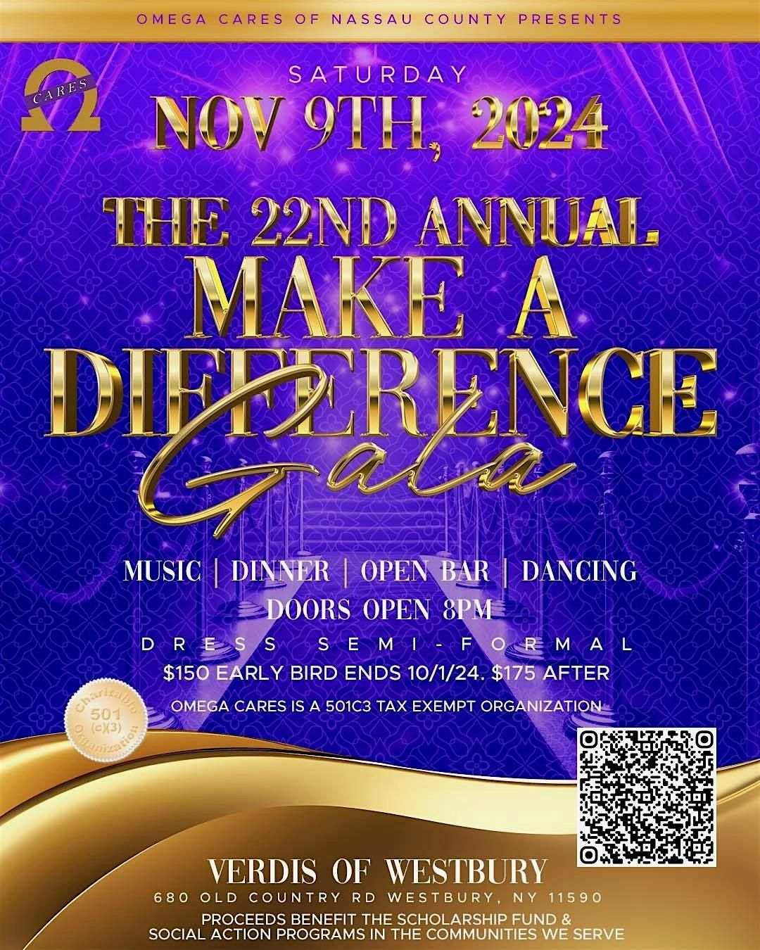 Omega Cares  Presents: The Make A Difference Gala