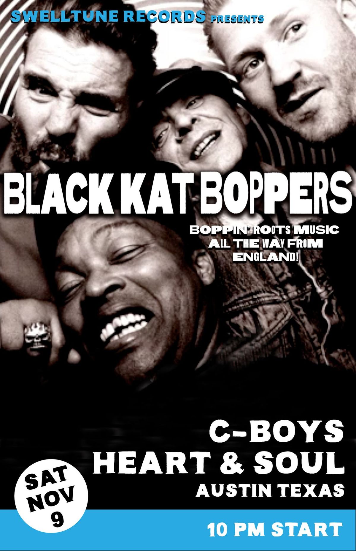 Black Kat Boppers at C-Boys - 10pm start