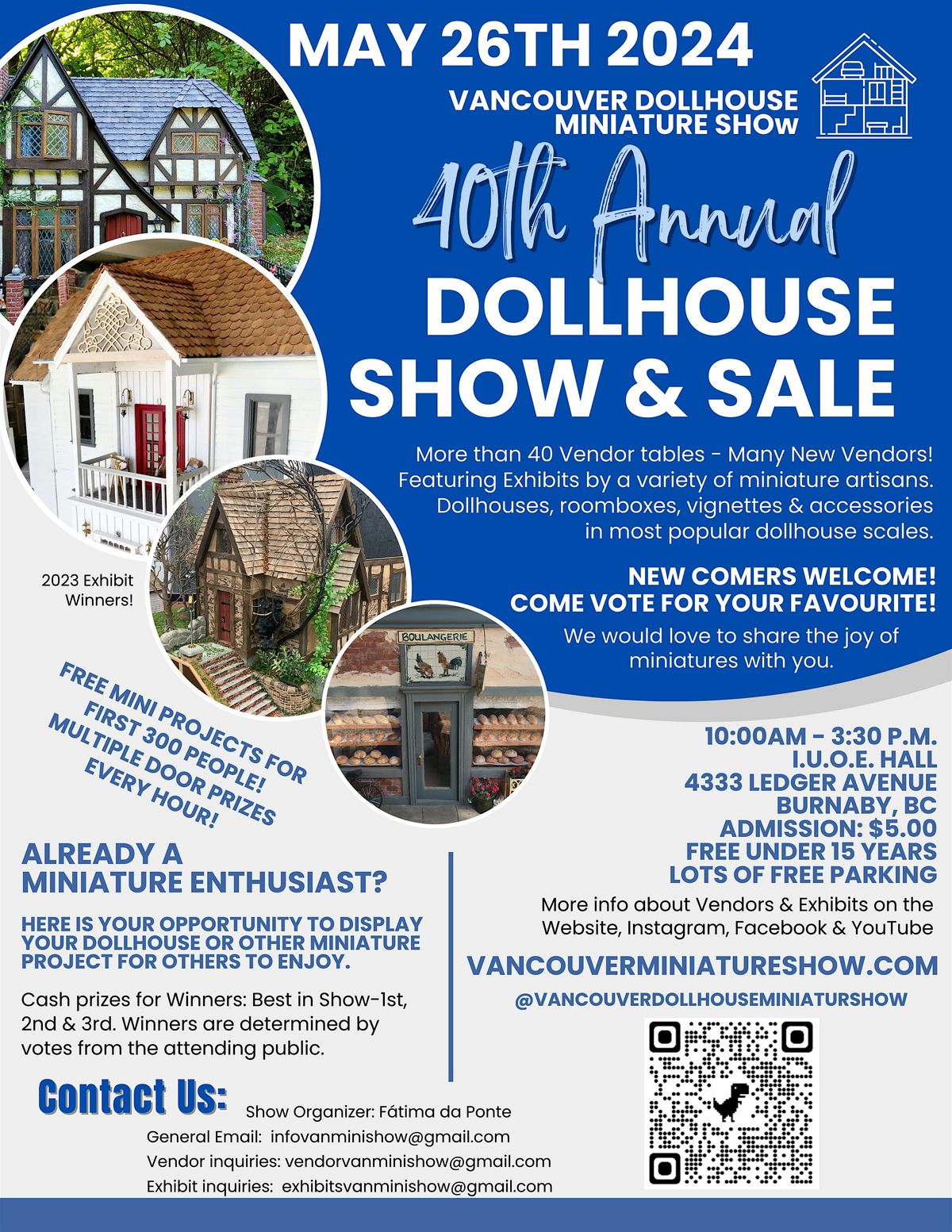 Vancouver Dollhouse Miniature Show & Sale