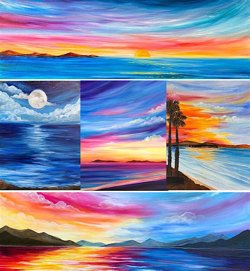 Learn to paint Skies in Acrylics with Jen Livia