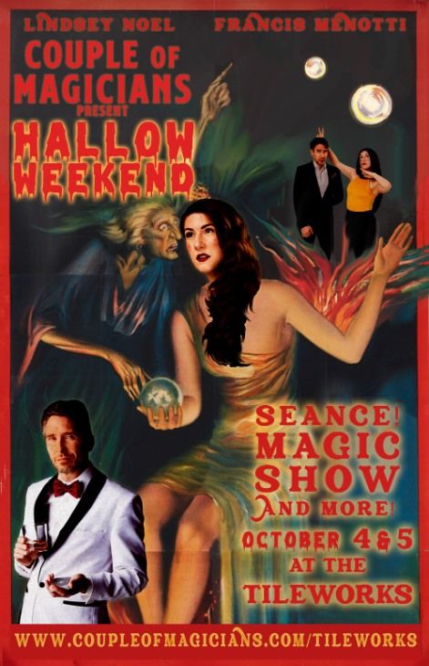 Family Halloween Magic Show & Kids Costume Contest - Couple of Magicians