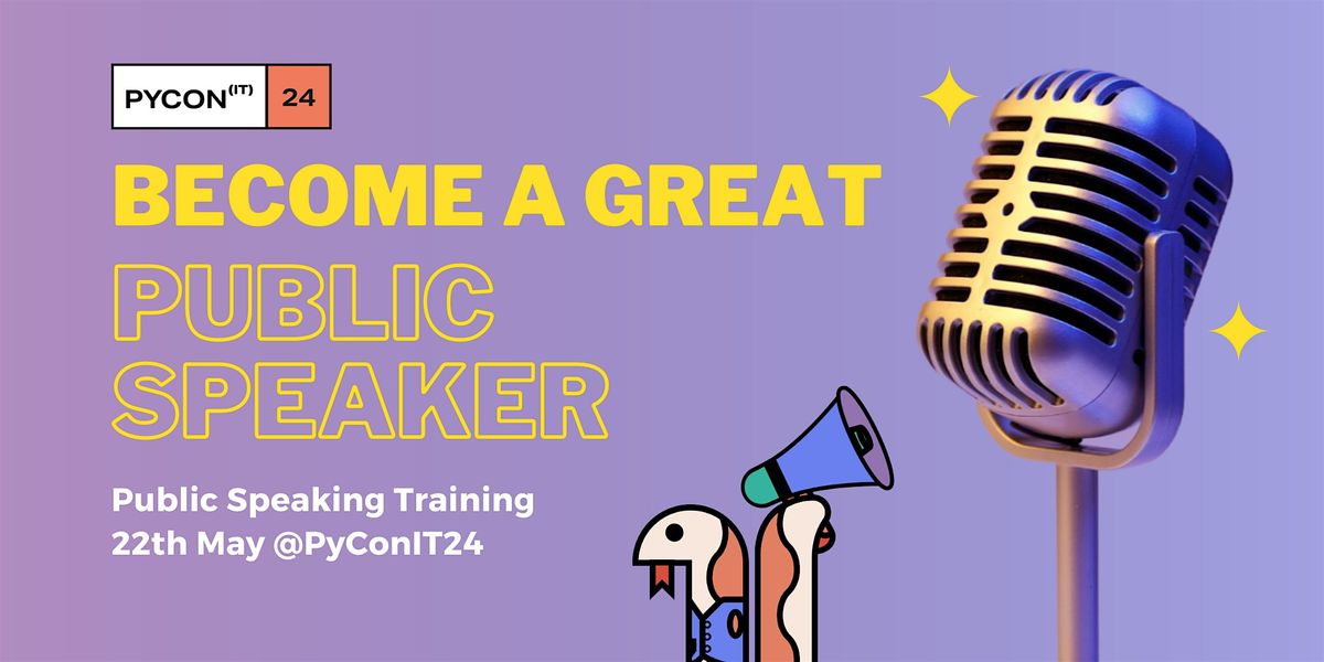 Public Speaking Training - Become a great public speaker!