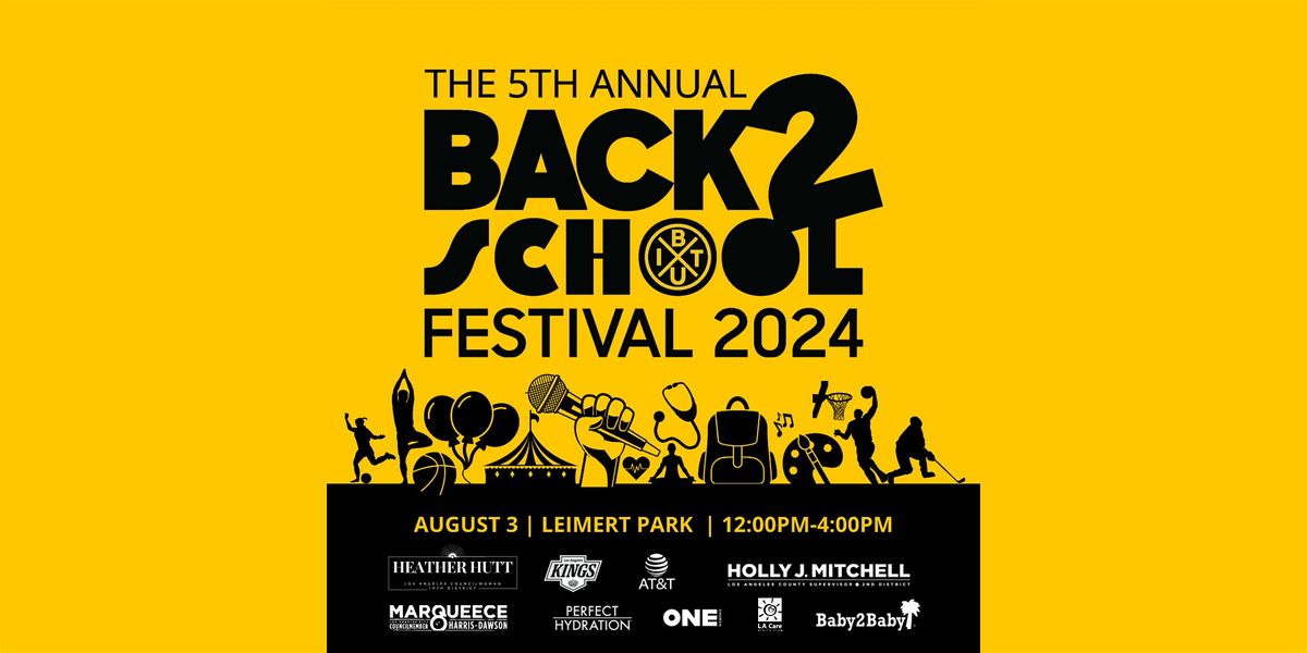 IBTU 5th Annual Back 2 School Festival