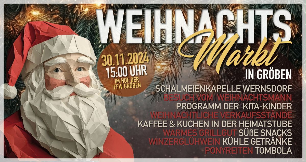 Weihnachtsmarkt in Gr\u00f6ben